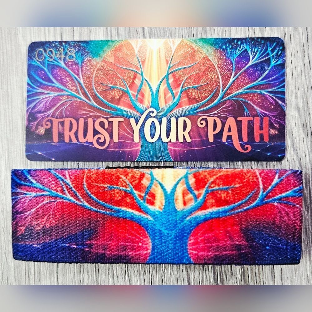 ZOX "TRUST YOUR PATH" INTERACTIVE Medium Tree Of Life COLLECTIBLE WRISTBAND